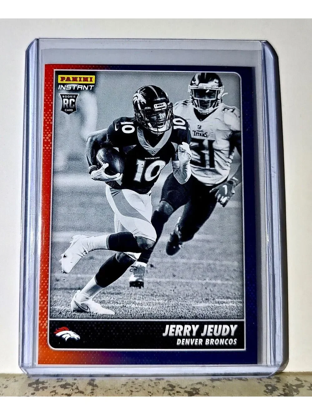 Jerry Jeudy 2020 Panini NFL #17 Black and White Rookies Card Broncos 1 of 518